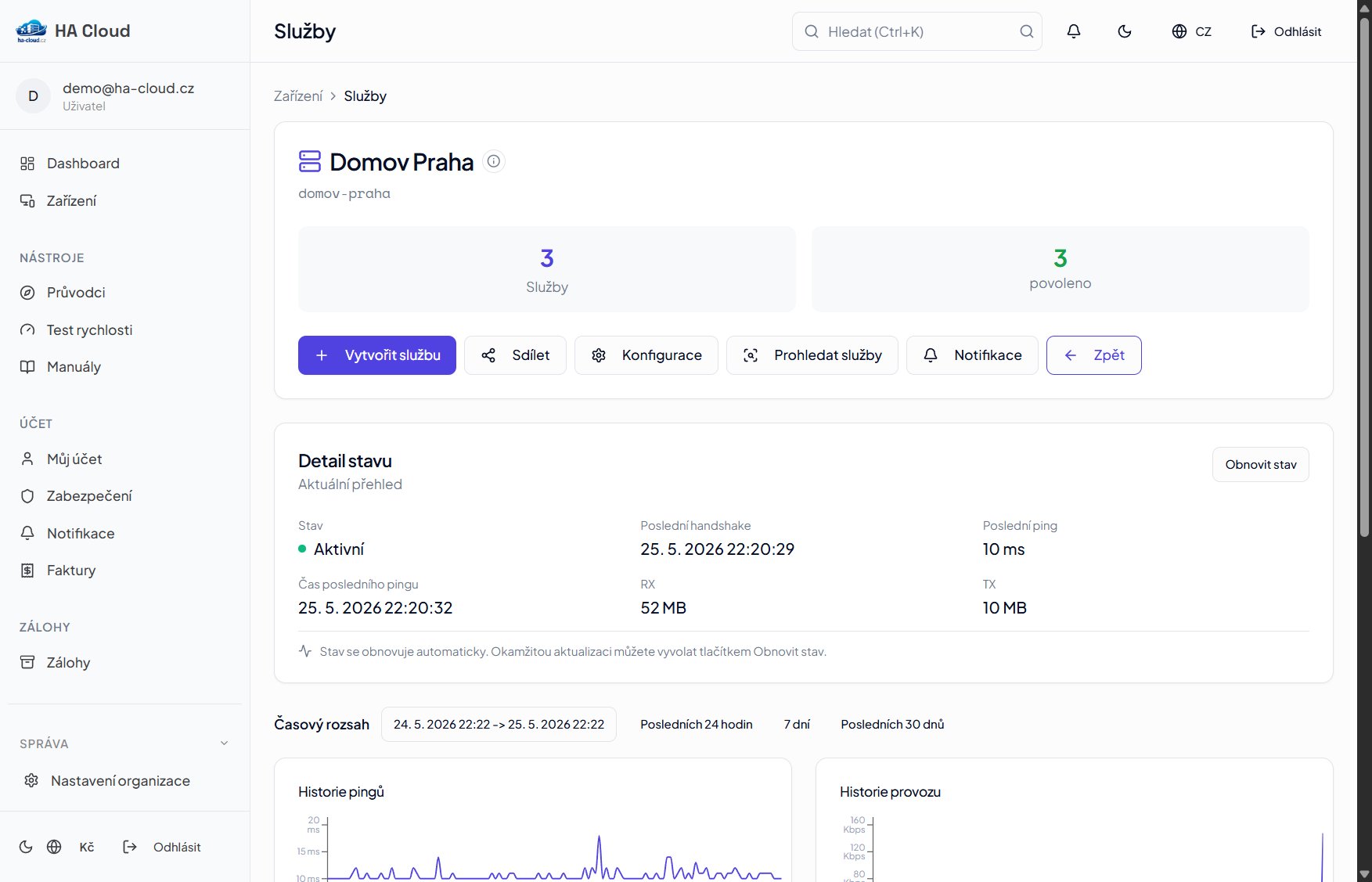 Druhý klientský HA box v jiné lokalitě